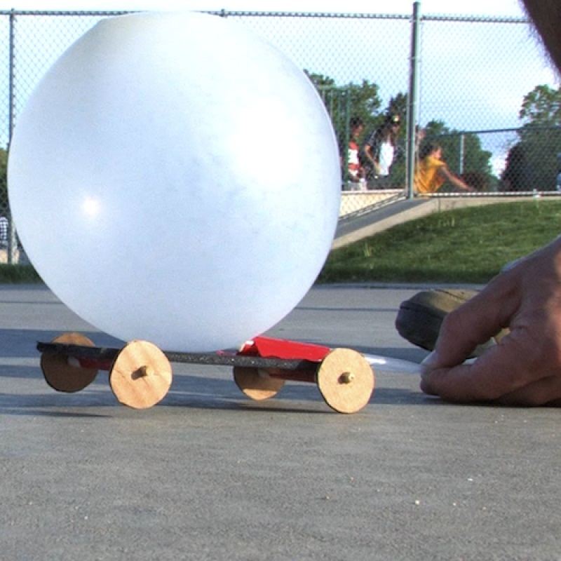 How To Make A Balloon Car Science Project Ideas