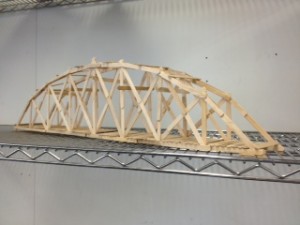 Popsicle Stick Arch Bridge