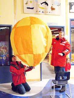 Tissue Paper Hot Air Balloon